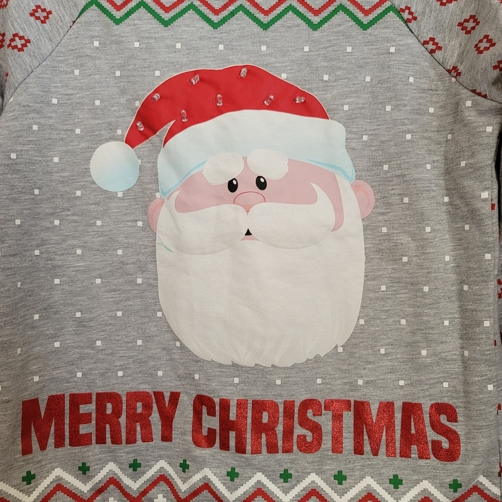 Rudolph Santa Sweatshirt S Small Crewneck - Picture 2 of 5